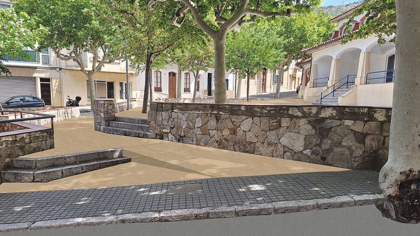 Portbou dignificarà la plaça i el parc infantil del mercat