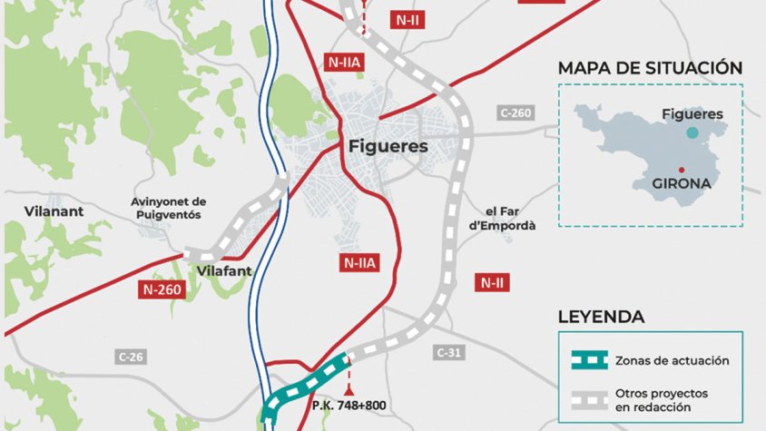 Ja hi ha projecte per connectar la variant de l’N-II amb l’AP-7