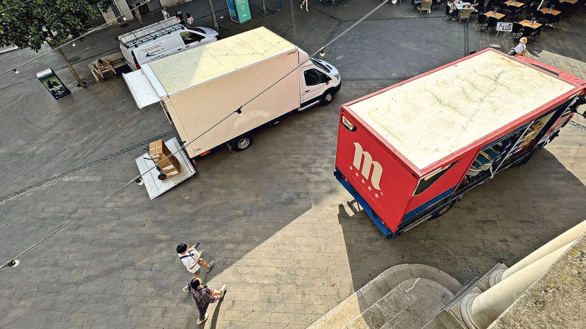 Límit horari per als vehicles de repartiment al centre històric