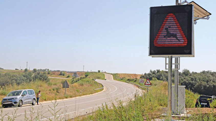 Un nou sistema avisa de la presència de fauna salvatge