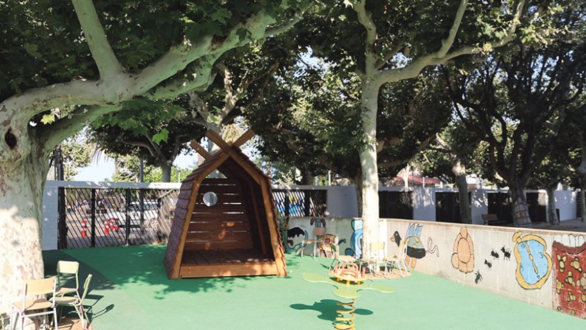 Els patis escolars de Roses, naturalitzats