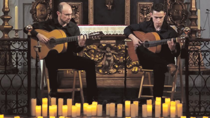 El duet Zyryab interpreta les peces de l’icònic guitarrista de flamenc Paco de Lucía al Mediterranean Guitar Festival