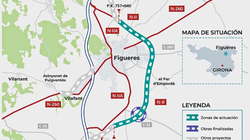 Transports aprova el traçat del nou Cinturó de Ronda en un tram de 8,2 km