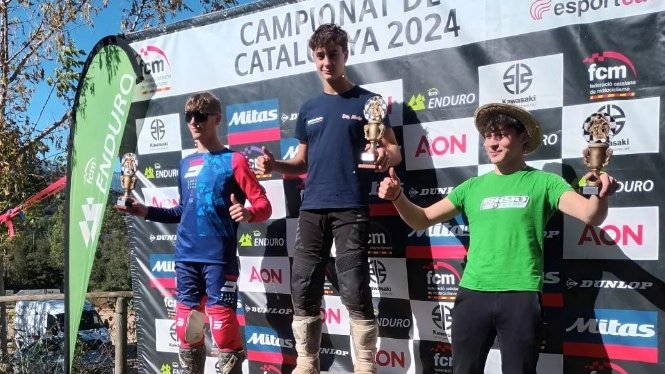 Albert Arranz es proclama campió de Catalunya d'Enduro