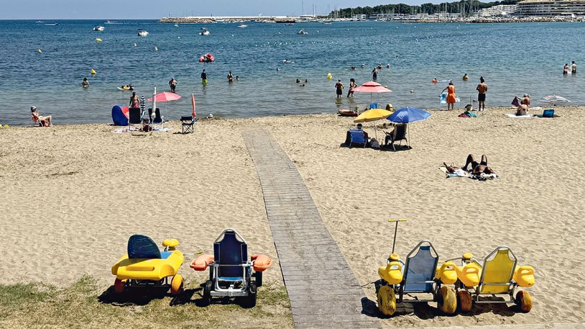 Bany accessible per a 213 persones aquest estiu a Riells