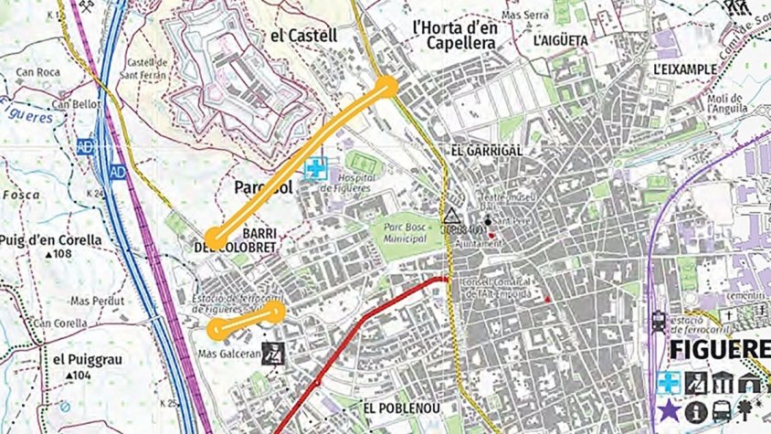 Adjudiquen l’estudi del túnel que ha d’unir l’avinguda Dalí amb l’estació de Vilafant