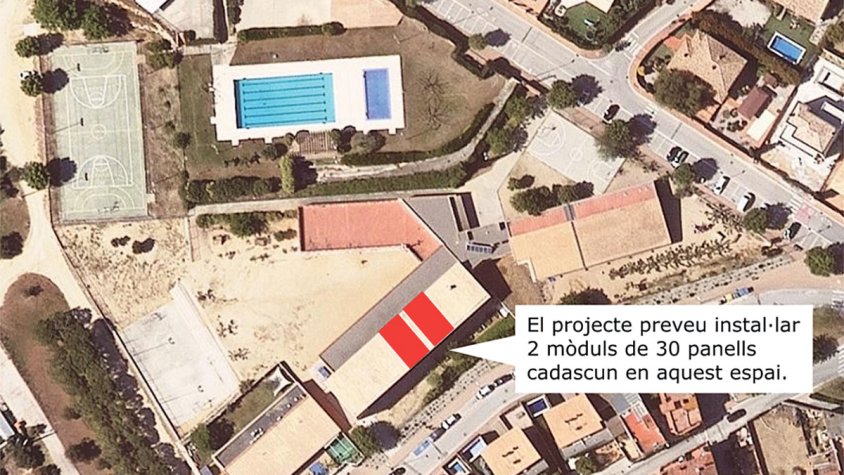 Palau-saverdera instal·larà 60 plaques solars al sostre de l’escola