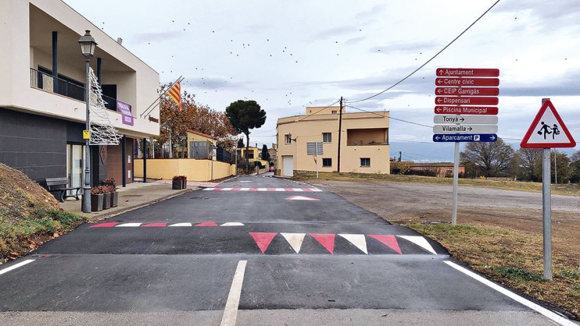 Garrigàs renova la xarxa d’aigua i millora l’accessibilitat