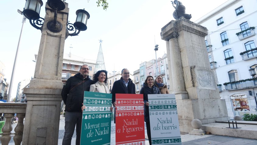 Figueres renovarà la imatge del Mercat de Nadal i del centre històric