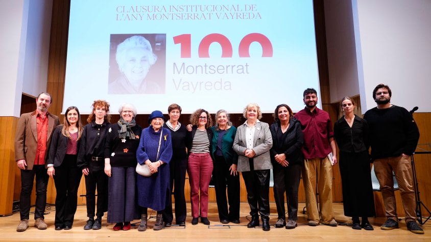 Assistens a l'acte de clausura de l'Any Montserrat Vayreda