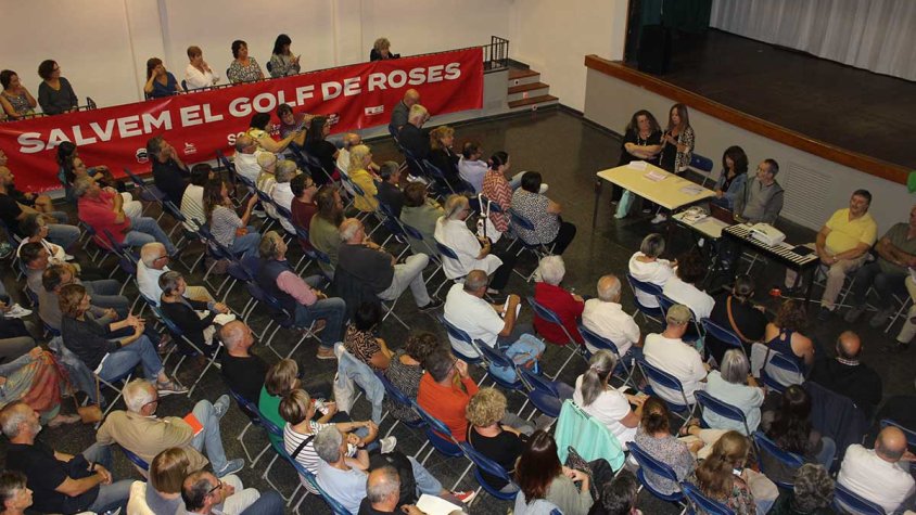 Insten els parlamentaris gironins a aturar el parc experimental del golf de Roses