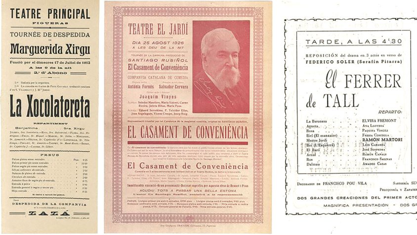 La història teatral de la comarca en programes de mà