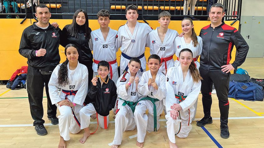 Medalles i debuts del taekwondo local a Saragossa