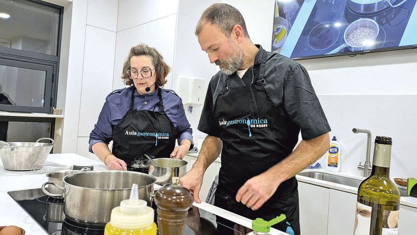 L’Aula Gastronòmica de Roses encén els fogons