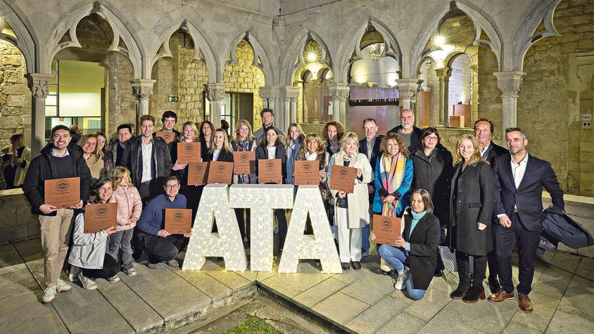 L’ATA guardona tres  establiments locals