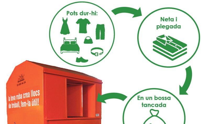 Roba Amiga ha recollit 63.438 quilos de roba dels contenidors taronges instal·lats a Roses