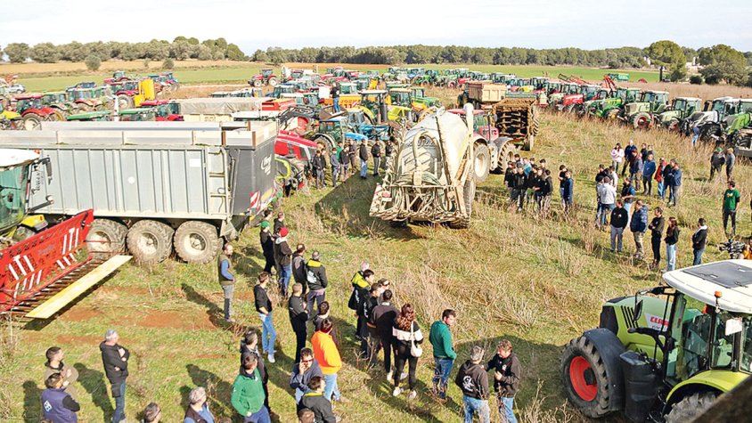 Els pagesos celebren l’acord des de Pontós