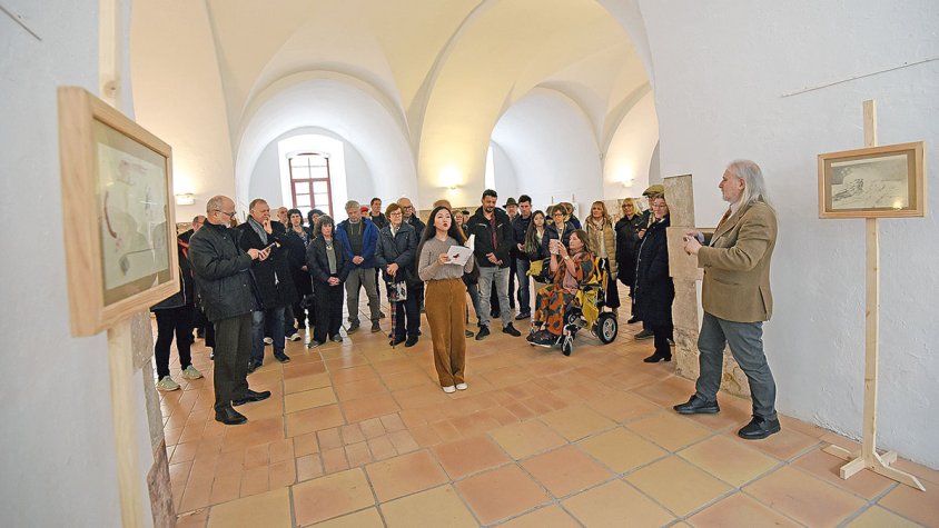 Les pintures de Pedro Halac formen «Diàlegs» en homenatge a Amelia Burke