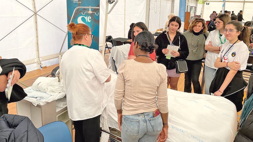 El Saló dels Oficis preparat per rebre 1.800 estudiants