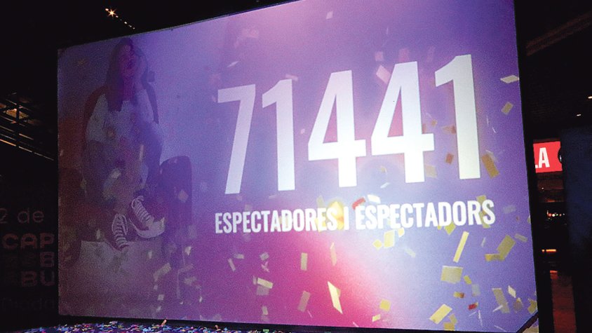 «Cap Butaca Buida» arriba als 71.441 espectadors