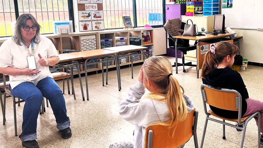 L’ABS de l’Escala utilitza una aplicació per fer proves de visió a l’alumnat de 6 anys