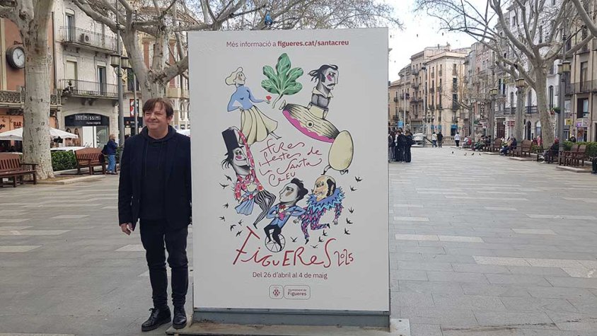 El cartell està dissenyat per l'il·lustrador Ignasi Blanch