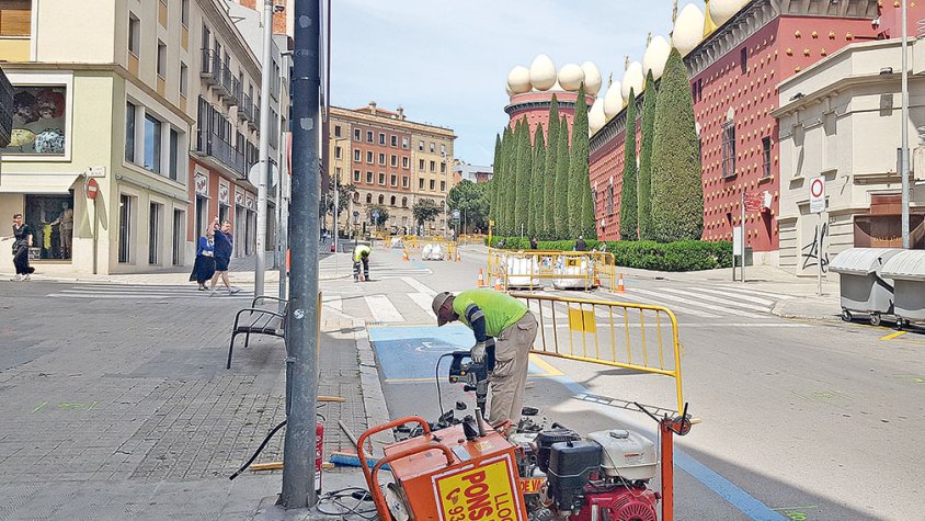 10 mesos d’obres amb diferents afectacions