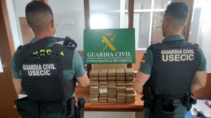 L'enxampen amb 46,5 kg d'haixix a Garrigàs