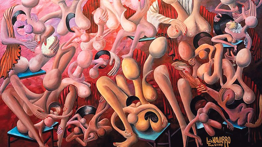 La Ciutadella acull l’univers visual de l’artista Luis Navarro