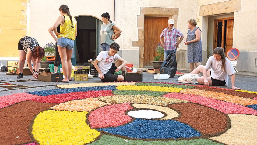 El Corpus engalana la comarca