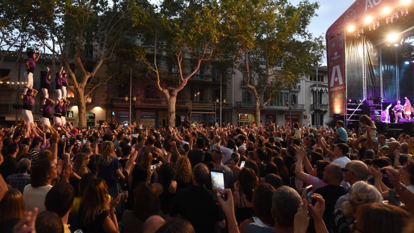 L'escenari Rambla ple de gent en l'edició de l'any passat