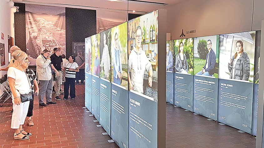 Una mostra reuneix la petja de les migracions a la Jonquera