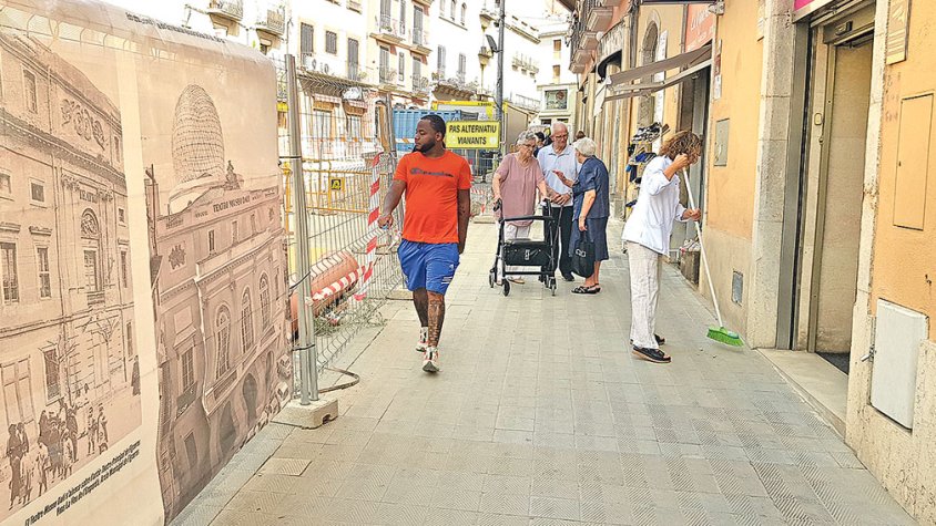 Les obres fan reduir entre un 10 i un 20% les facturacions de la pujada del Castell