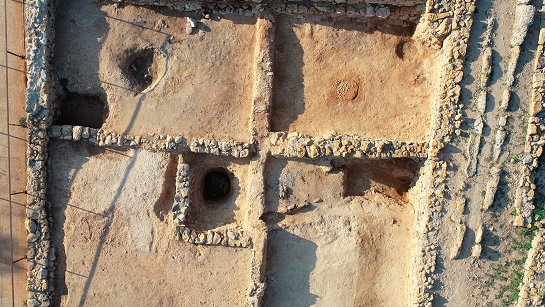 Imatge general de l’excavació d’una de les cases gregues del segle V aC