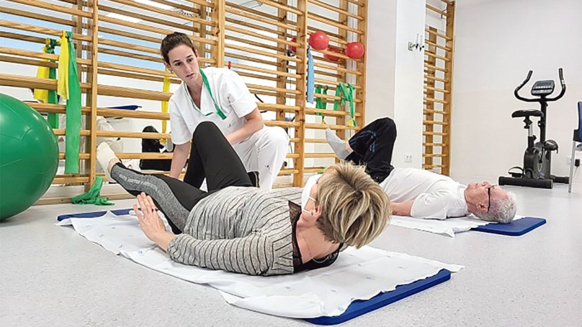 Més pacients amb esclerosi múltiple al servei de rehabilitació