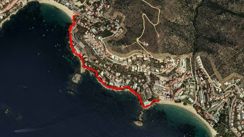 Comencen a arranjar el camí de ronda de Roses