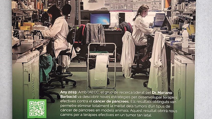 Mig segle de lluita contra el càncer en una mostra