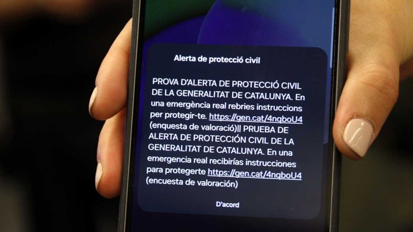 Aquest dimarts sonarà l'alerta de Protecció Civil als mòbils de l'Alt Empordà