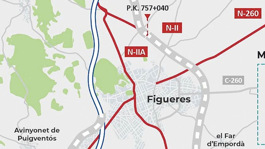 Nou traçat per connectar l’A-2 amb l’AP-7 sud