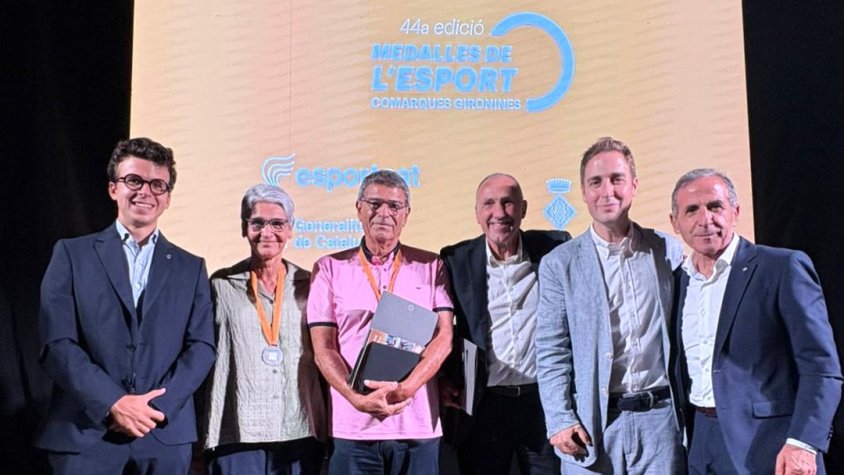 Comas, Junyer i Rodríguez es pengen la Medalla de l’Esport
