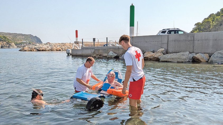 La Creu Roja fa 72 sortides des de la base de l’Escala