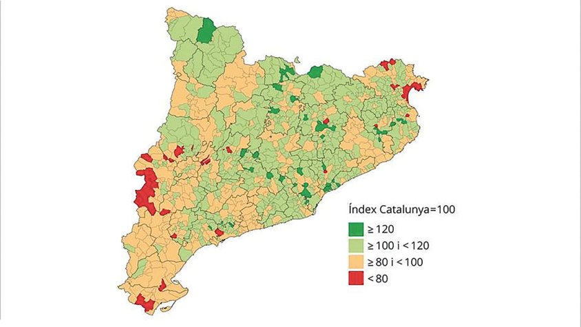 L’Alt Empordà té un índex socioeconòmic 15 punts per sota de la mitjana catalana