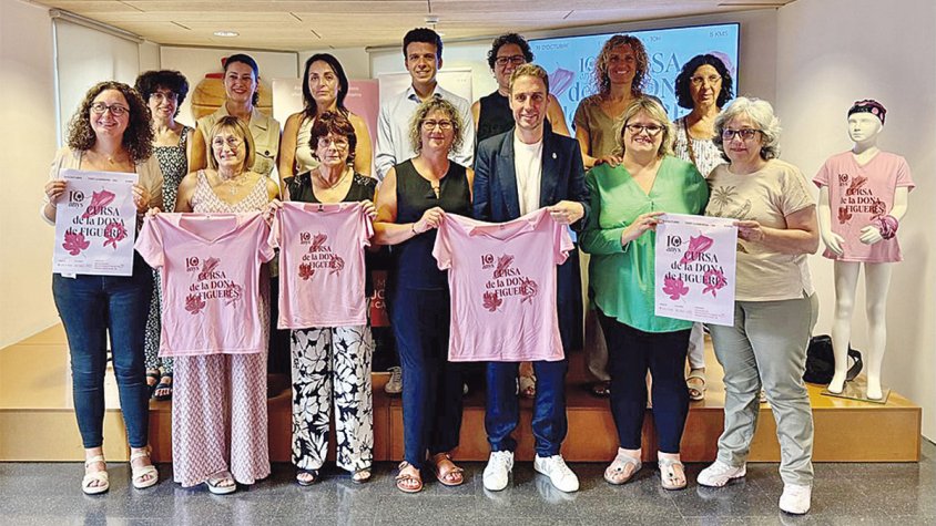 La Cursa de la Dona de Figueres, a punt per al desè aniversari