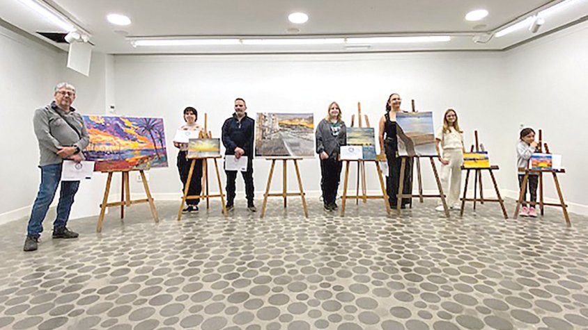 Juanjo Valeros, campió del concurs de pintura ràpida