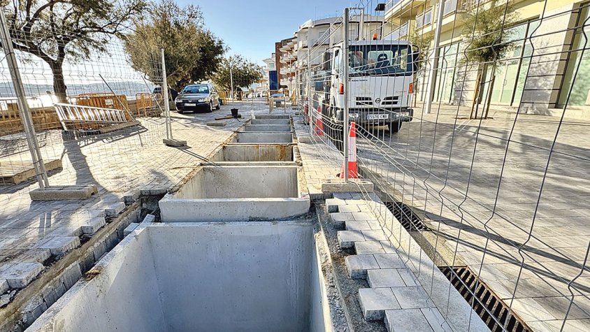 Actuacions pendents de l’arribada de materials a l'Escala