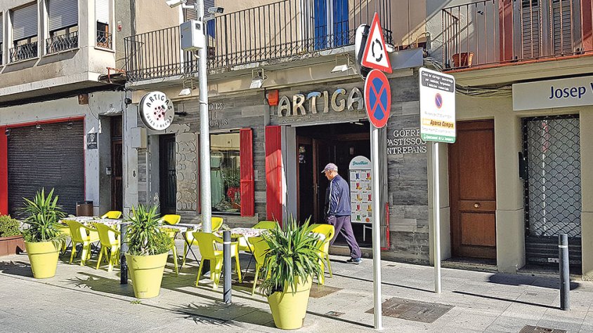 El comerç del centre històric, exempt de la taxa de rètols