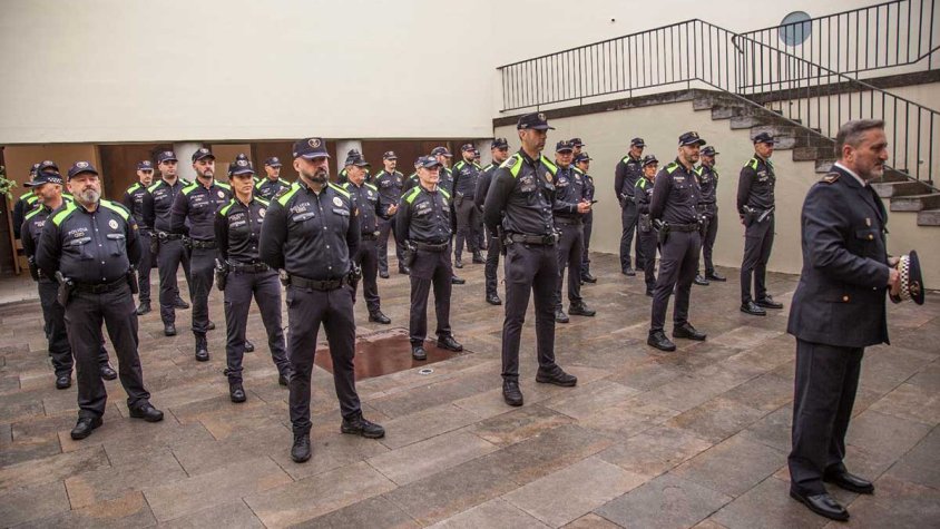 Castelló d’Empúries homenatja la seva Policia Local
