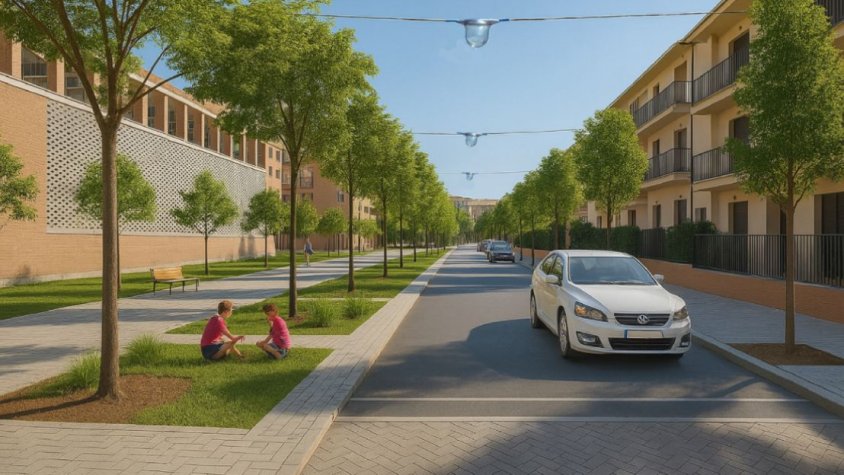 Recreació virtual de com quedarà la nova zona oest
