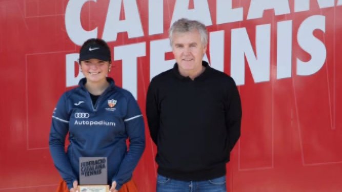 Aina Ortega, subcampiona del Màster Català