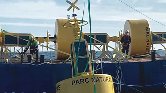 Boies oceanogràfiques al Cap de Creus